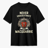 MacQuarrie Tartan Crest 2D T-shirt - Never Underestimate Style